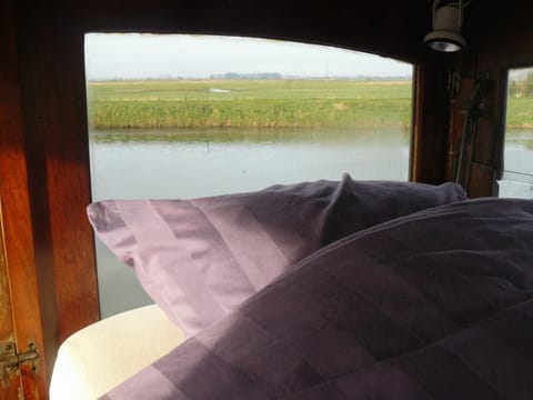 De Boot Docked boat in Flanders