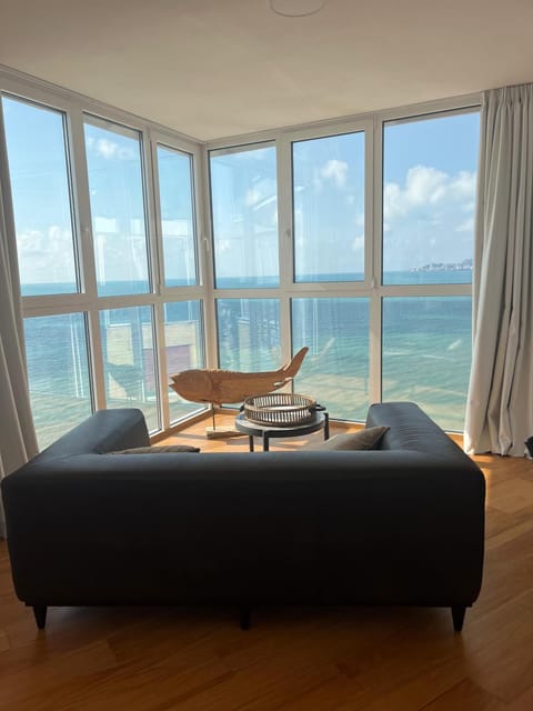 Natural landscape, Living room, Seating area, Sea view