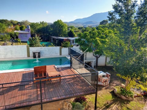 Patio, Natural landscape, Swimming pool