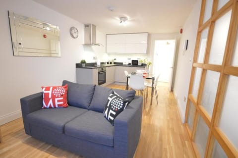 Kitchen or kitchenette, Living room, Dining area