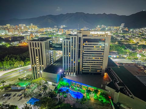 Property building, Facade/entrance, Bird's eye view, City view