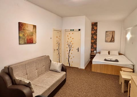 Bed, Living room, Photo of the whole room, Seating area, Bedroom