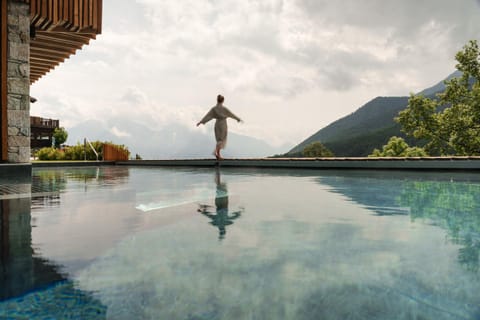 Natural landscape, Mountain view, Pool view, Swimming pool