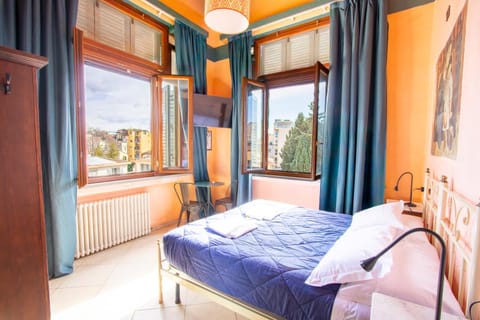 Bed, View (from property/room), Photo of the whole room, Bedroom, City view