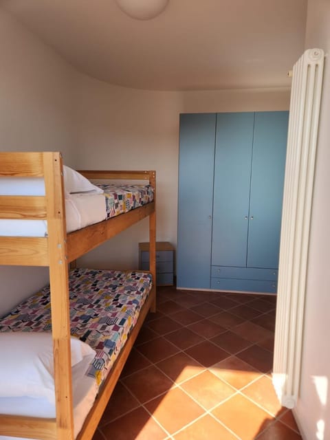 Bed, Photo of the whole room, Bedroom, bunk bed, wardrobe