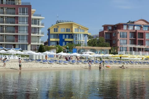 Property building, Garden, Beach
