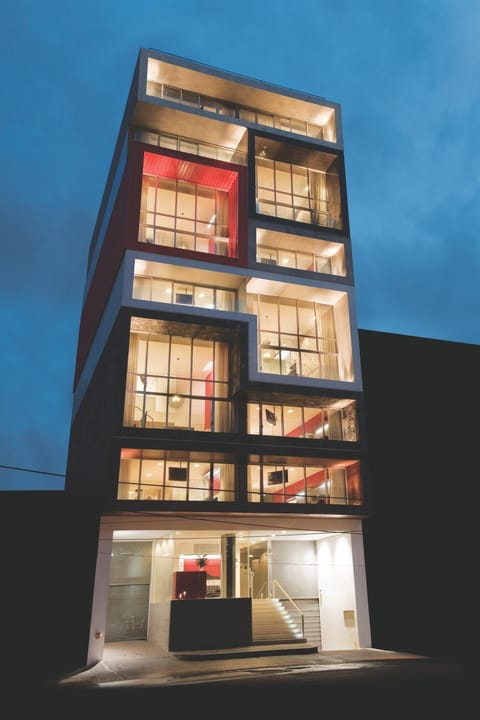 Property building, Facade/entrance, Night