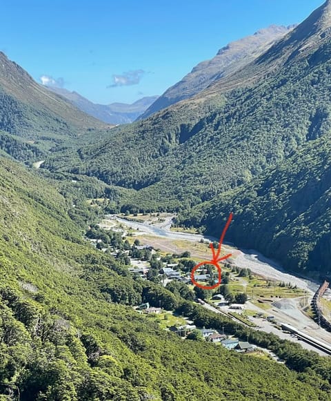 Natural landscape, Bird's eye view, Mountain view
