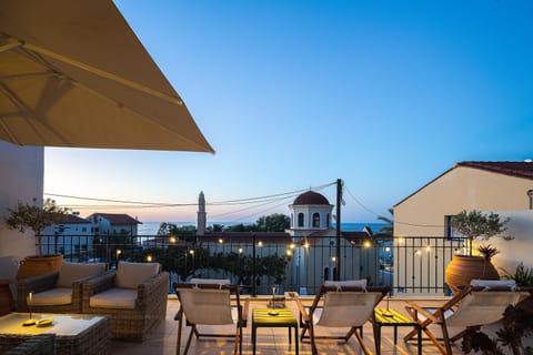 View (from property/room), Balcony/Terrace, Sea view, Sunset