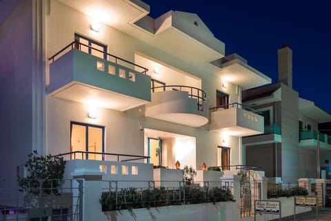 Property building, Facade/entrance, Night, Area and facilities