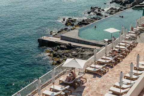 Nearby landmark, Day, Natural landscape, Beach, Pool view, Sea view, Swimming pool, sunbed