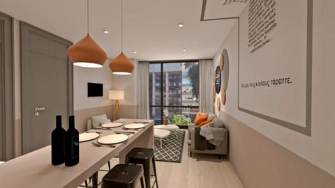 Living room, Dining area