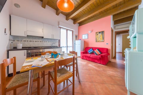 Kitchen or kitchenette, Living room, Dining area