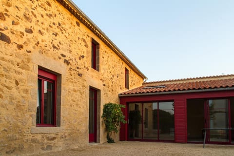 Facade/entrance, On site, Sunset