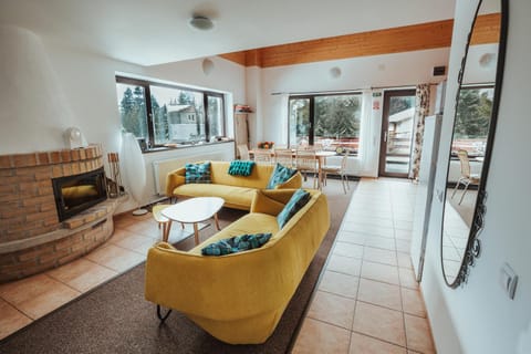 Day, Winter, Living room, Dining area, On site