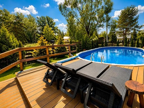 Day, Natural landscape, Garden, Garden view, Pool view, Swimming pool, sunbed