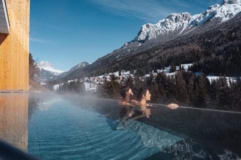 Natural landscape, Winter, Mountain view, Pool view, Swimming pool