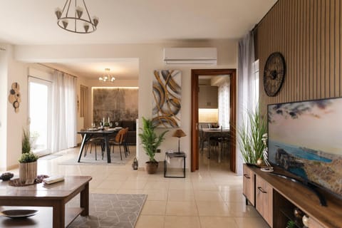 TV and multimedia, Living room, Seating area, Dining area, air conditioner