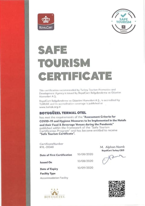 Certificate/Award