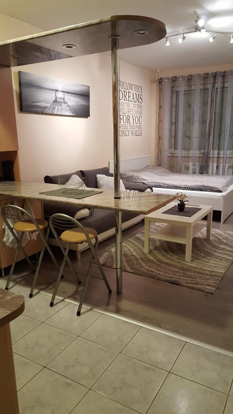 Living room, kitchen