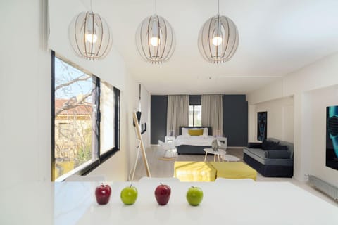 Living room, Dining area, Bedroom