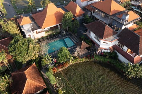 Natural landscape, Bird's eye view, Pool view, Swimming pool
