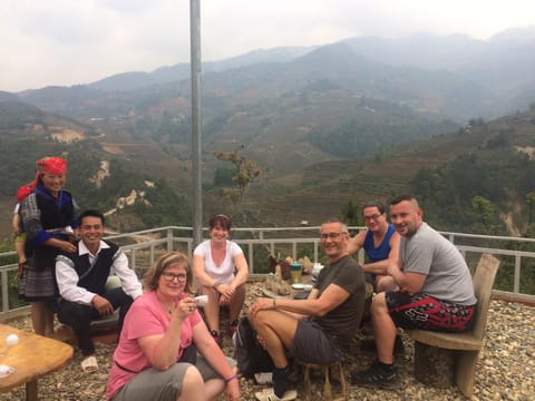 People, Natural landscape, Mountain view, group of guests