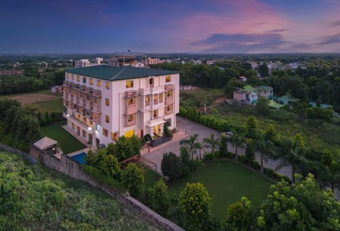 Property building, Natural landscape, Bird's eye view