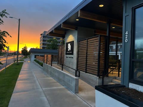 Property building, Sunset