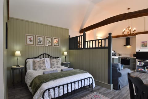 Bed, Living room, Bedroom