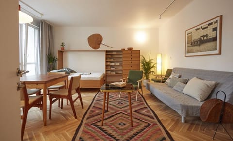 Facade/entrance, Living room, Bedroom