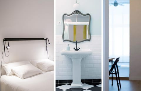 Bed, Bathroom, Bedroom