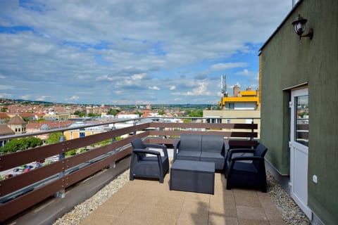 Property building, Spring, Balcony/Terrace, City view