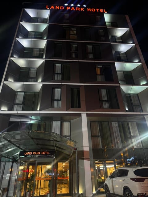 Property building, Night, City view, Parking