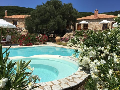 Property building, Natural landscape, Garden, Garden view, Pool view, Swimming pool