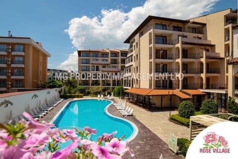 Property building, Patio, Day, Pool view, Swimming pool