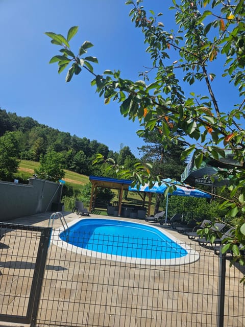 Garden, Pool view, Swimming pool, sunbed
