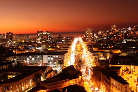 Bird's eye view, Balcony/Terrace, City view, Sunset