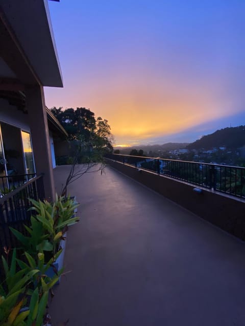 Mountain view, Sunset