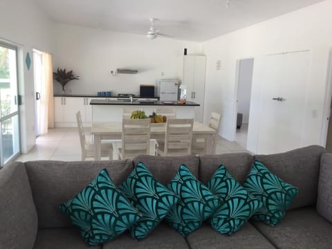 Kitchen or kitchenette, Living room, Dining area