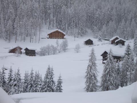 Property building, Bird's eye view, Winter