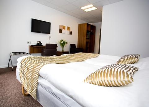 Bed, TV and multimedia, Photo of the whole room, Bedroom