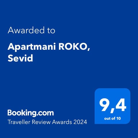 Apartmani ROKO, Sevid Apartment in Šibenik-Knin County, Croatia