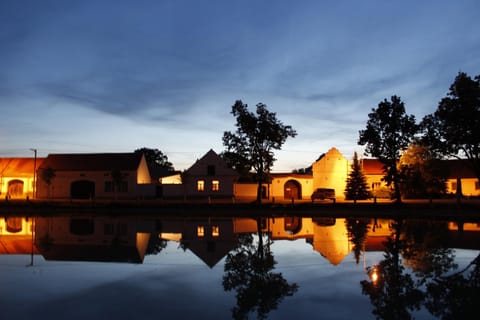 Property building, Sunset