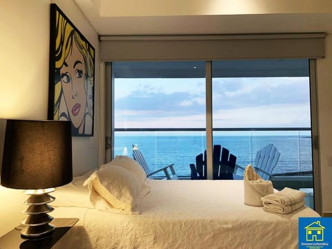 Bedroom, Sea view