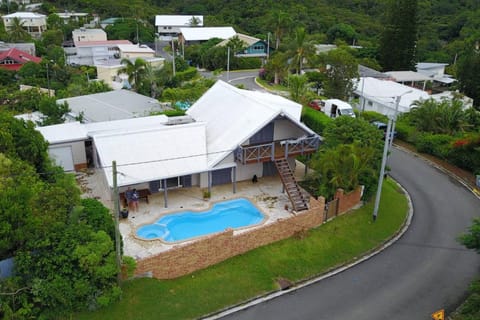 Patio, Bird's eye view, Garden, Swimming pool