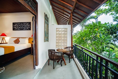 Bed, Natural landscape, Garden, View (from property/room), Balcony/Terrace, Bedroom, Garden view