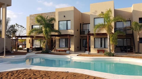 Property building, Pool view, Swimming pool