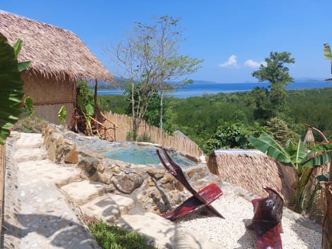 Natural landscape, Pool view, Sea view, Swimming pool, sunbed