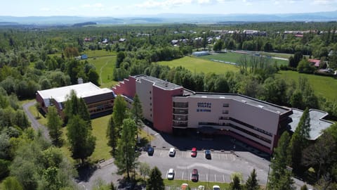 Property building, Spring, Day, Neighbourhood, Natural landscape, Bird's eye view